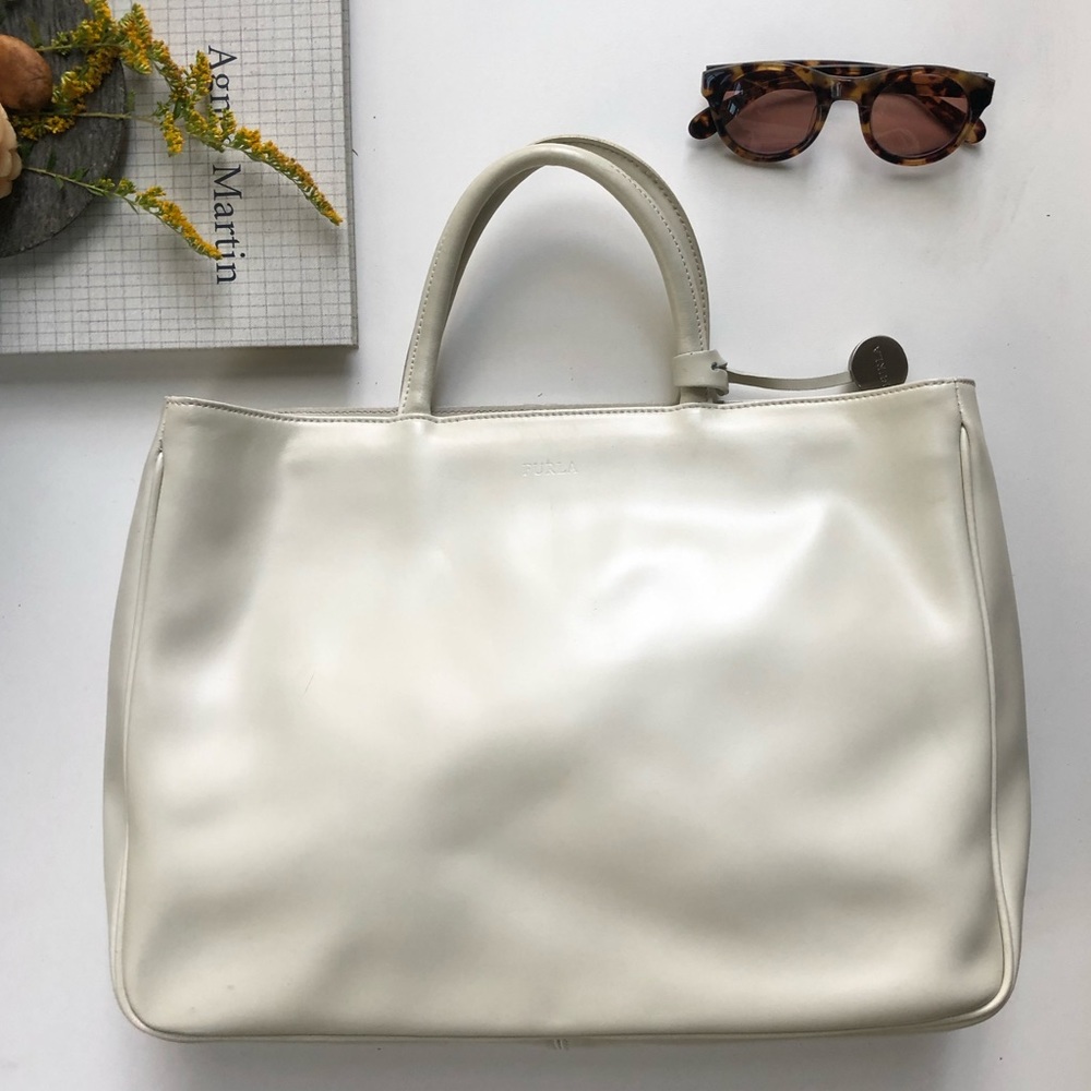 Furla Large White Handbag